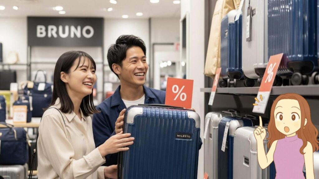 スーツケース ミレスト アウトレットでの販売状況と価格