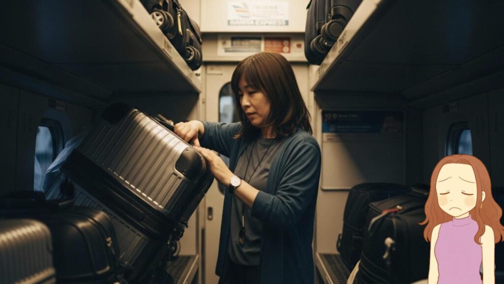 荷物置き場は無料で予約不要