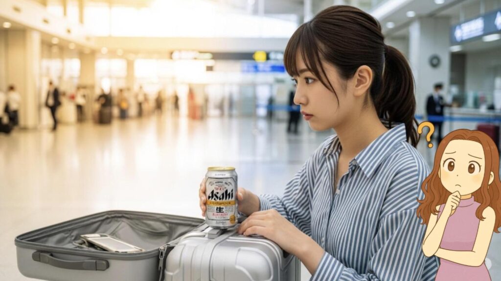 飛行機 缶ビール スーツケース 国内線 飛行機に缶ビールをキャリーケースに入れて持ち込むことはできますか?
