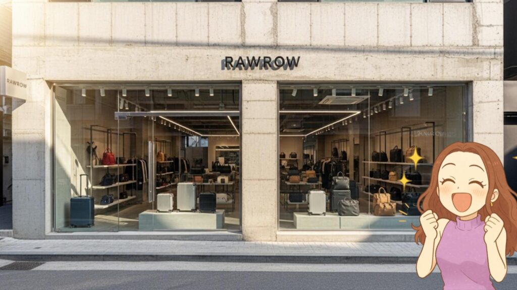 rawrow スーツケース RAWROW 韓国 店舗の場所とアクセス方法