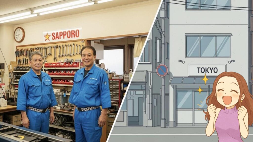 スーツケース修理 札幌 比較!キャスター修理は東京の安い店と何が違う?