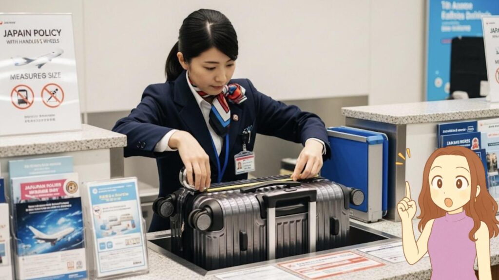航空会社の規定に沿ったスーツケースのサイズの測り方