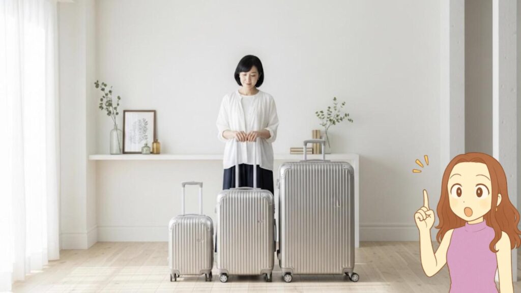 スーツケース1週間の大きさを決める基礎知識