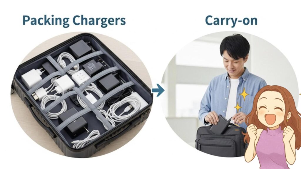 スーツケース 充電器付き usb付きキャリーケース飛行機預け荷物の可否