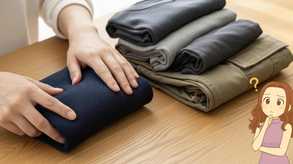 スーツケース 服 入れ方 服のかさを減らす上手なたたみ方