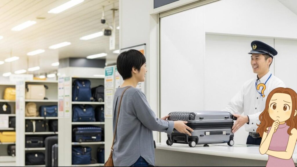 スーツケースがコインロッカーに入らない時の解決策