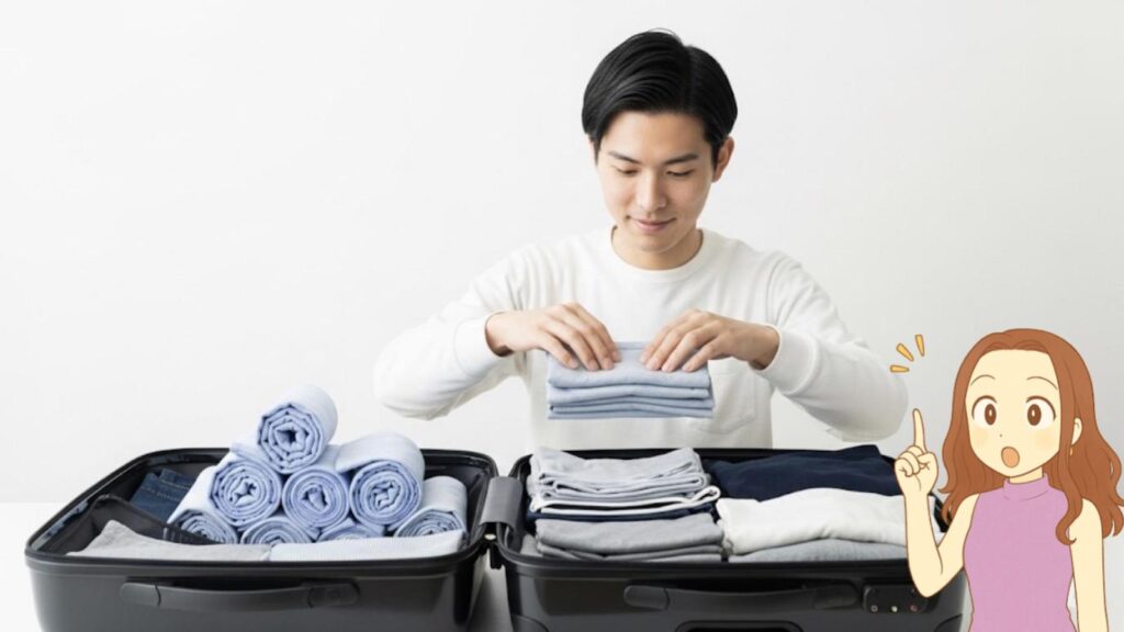 スーツケースで役立つ服のたたみ方基本テクニック