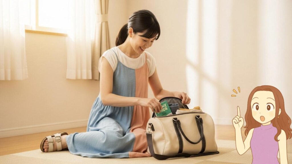 失敗しない2泊3日ボストンバッグの大きさ