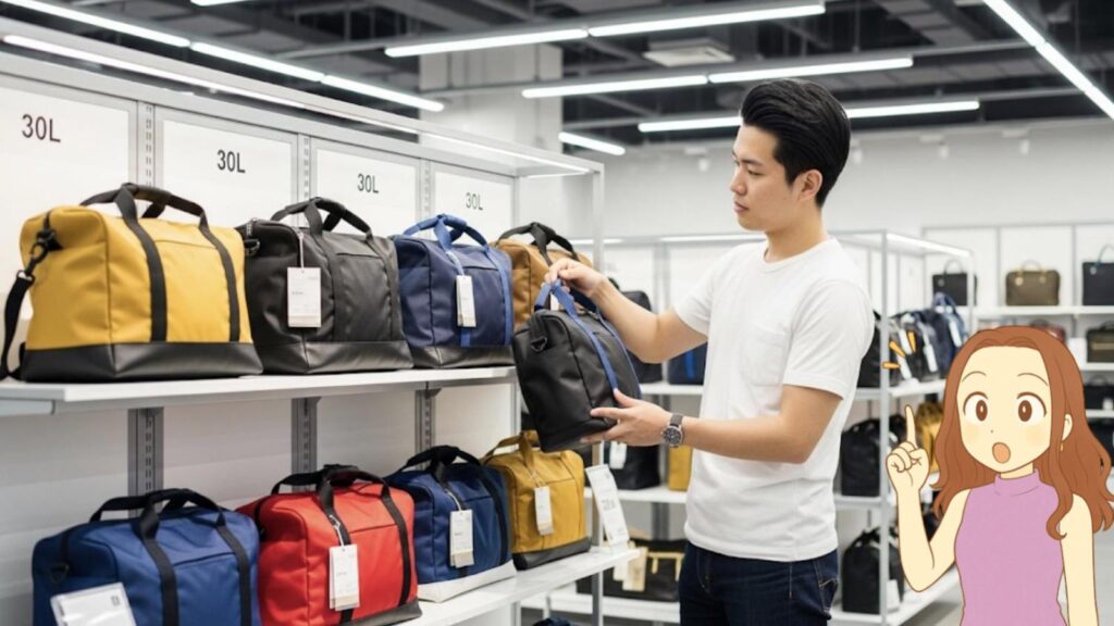 ボストンバッグ30Lでどれくらい使える？選び方のコツ